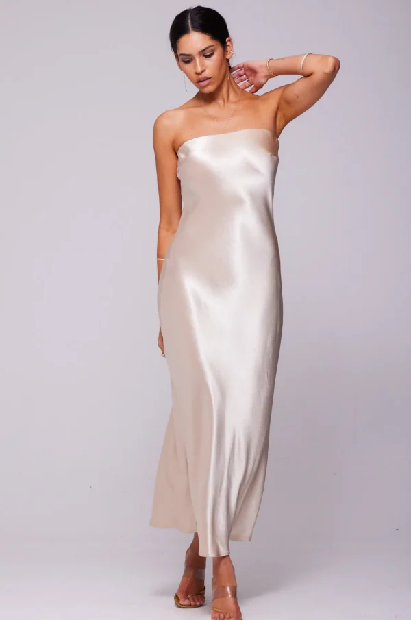 RESA Dresses | Anna Slip In Champagne