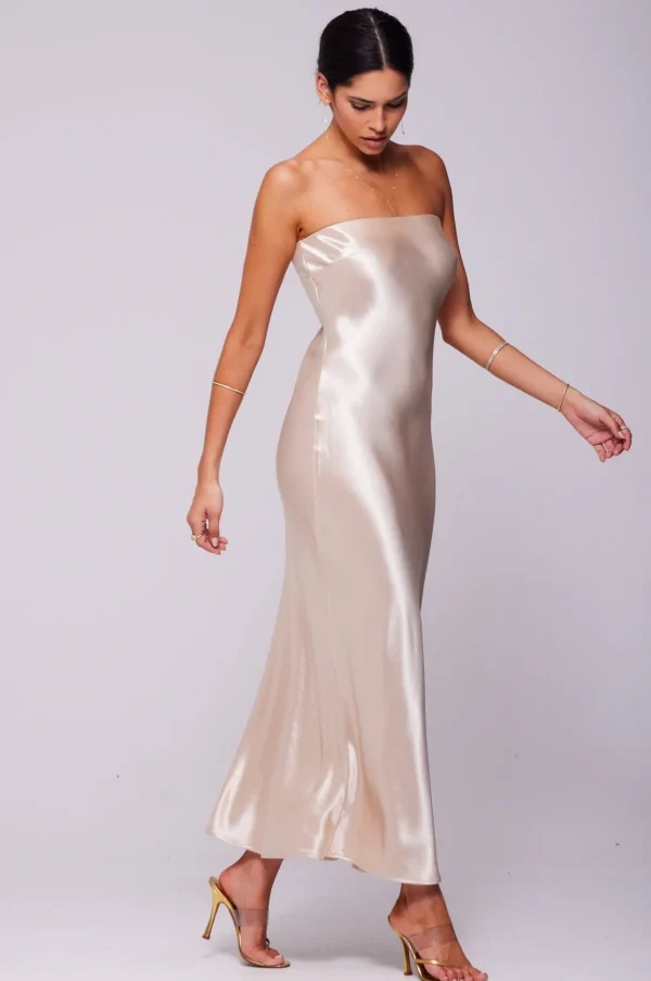RESA Dresses | Anna Slip In Champagne