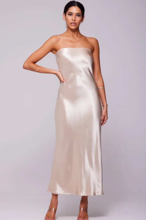 RESA Dresses | Anna Slip In Champagne