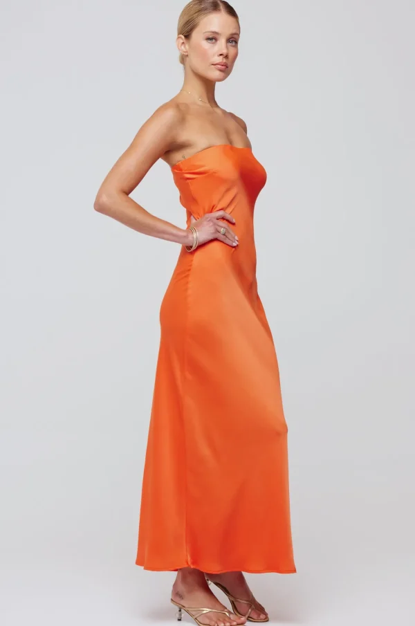RESA Dresses | Anna Slip In Papaya