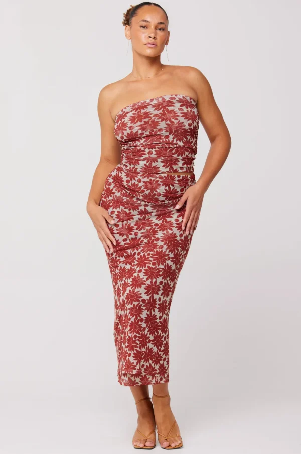 RESA Bottoms | Clyde Mesh Skirt In Dolce