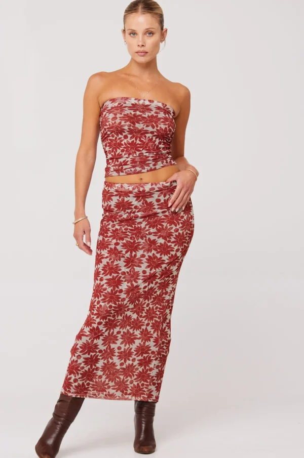 RESA Bottoms | Clyde Mesh Skirt In Dolce