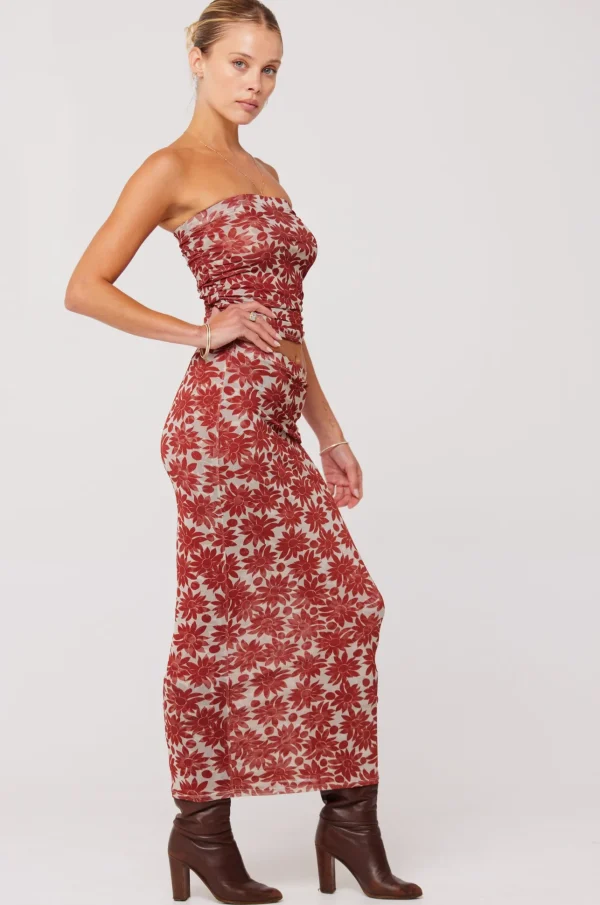 RESA Bottoms | Clyde Mesh Skirt In Dolce