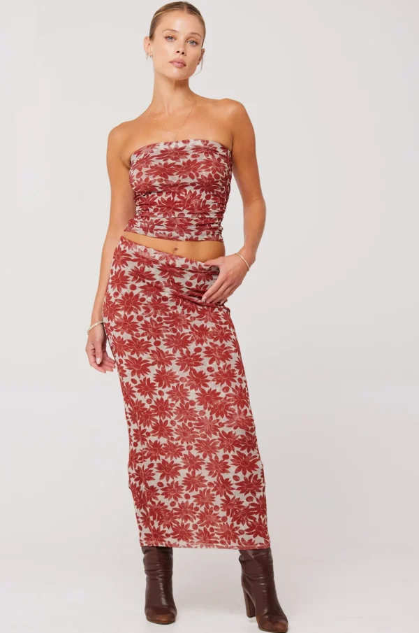 RESA Bottoms | Clyde Mesh Skirt In Dolce