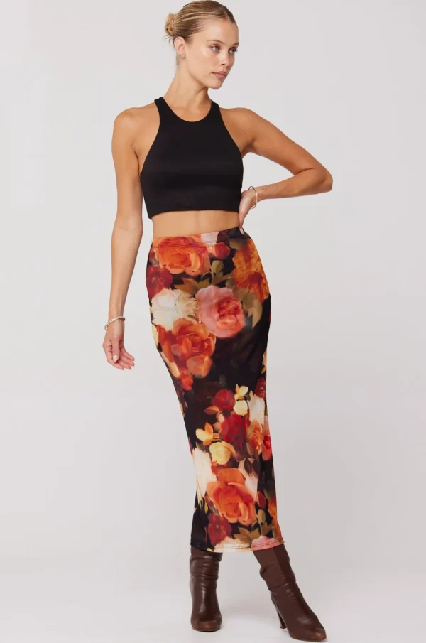 RESA Bottoms | Clyde Mesh Skirt In Muse