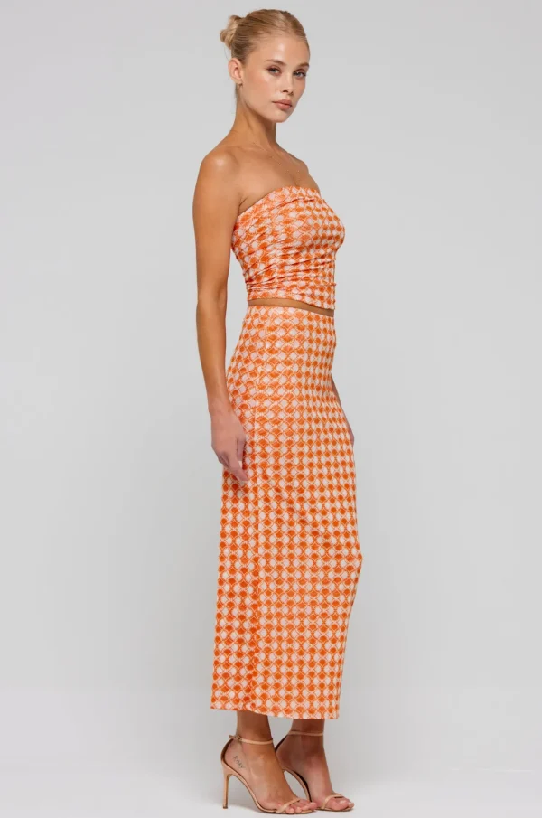 RESA Bottoms | Clyde Mesh Skirt In Solstice
