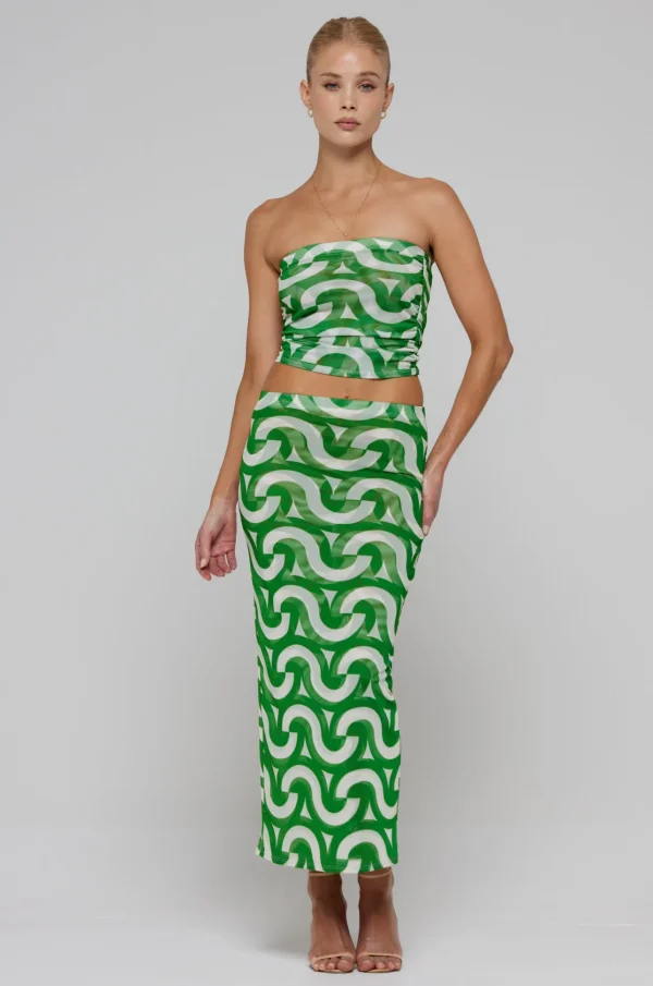 RESA Bottoms | Clyde Mesh Skirt In Sublime