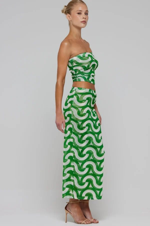 RESA Bottoms | Clyde Mesh Skirt In Sublime