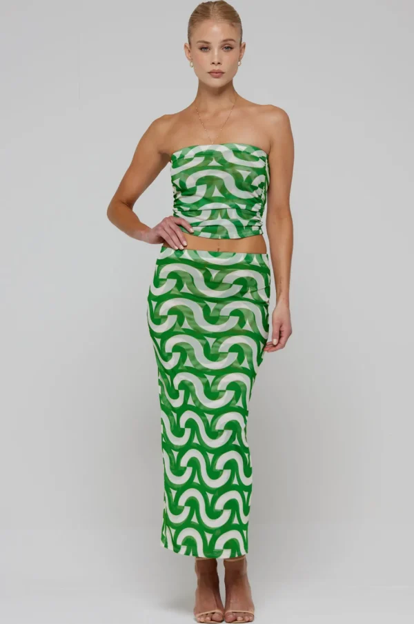 RESA Bottoms | Clyde Mesh Skirt In Sublime