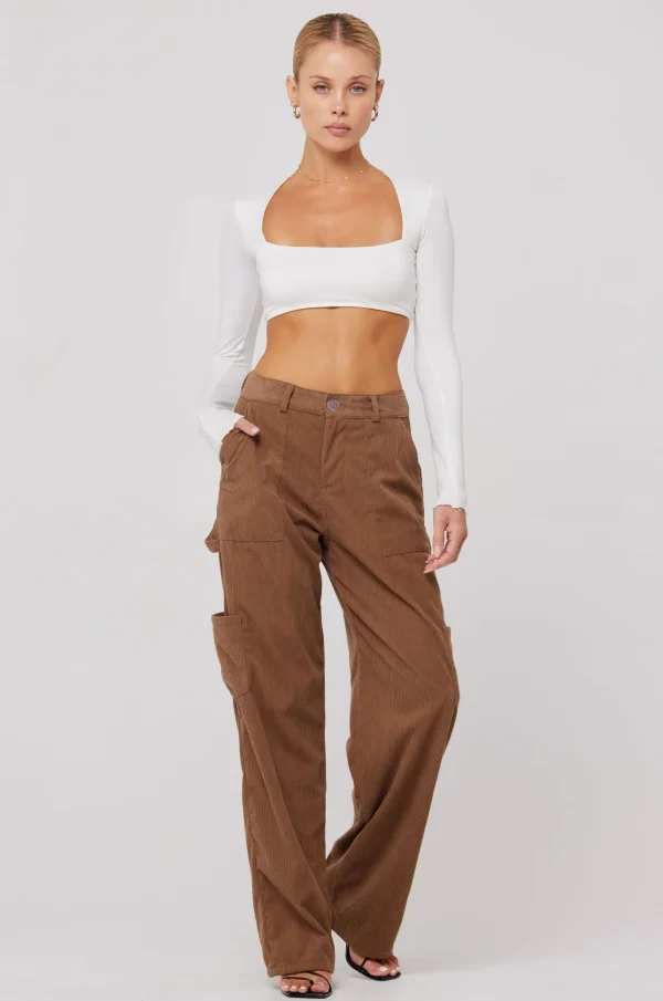 RESA Bottoms | Elsa Cargo Pant In Espresso