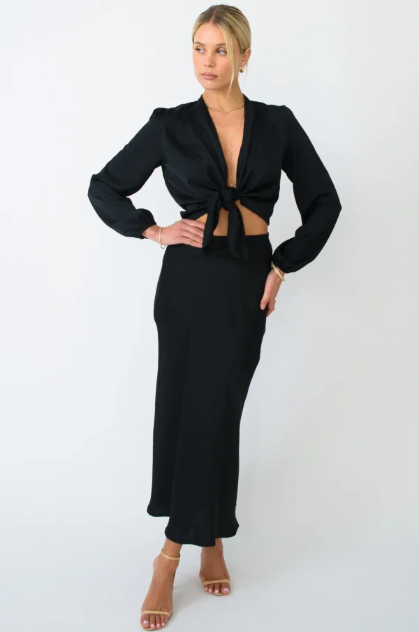 RESA Bottoms | Isla Skirt In Black