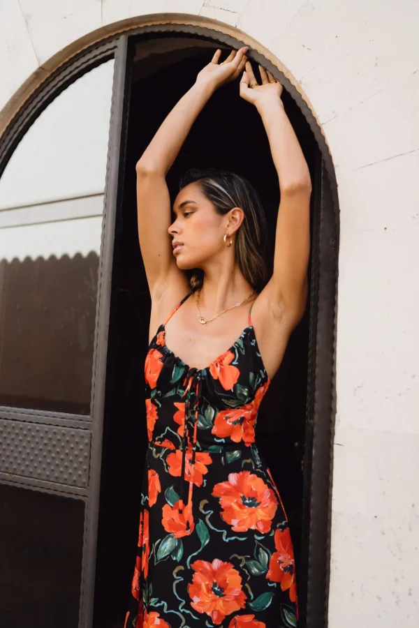 RESA Dresses | Kaitlyn Midi In Poppy