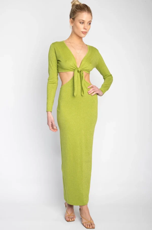 RESA Dresses | Noelle Maxi In Lime