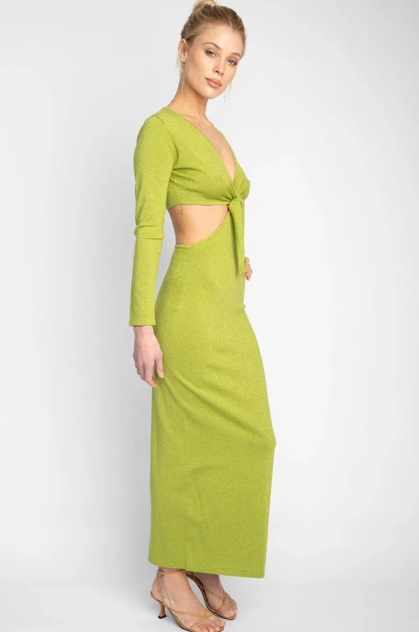RESA Dresses | Noelle Maxi In Lime