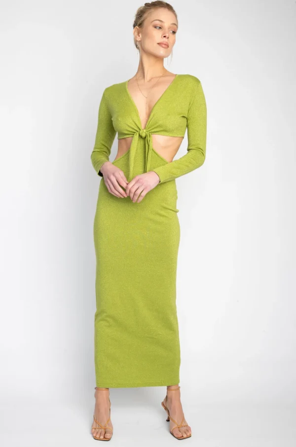 RESA Dresses | Noelle Maxi In Lime