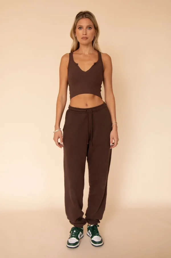 RESA Tops | Ozzy Tank In Brown