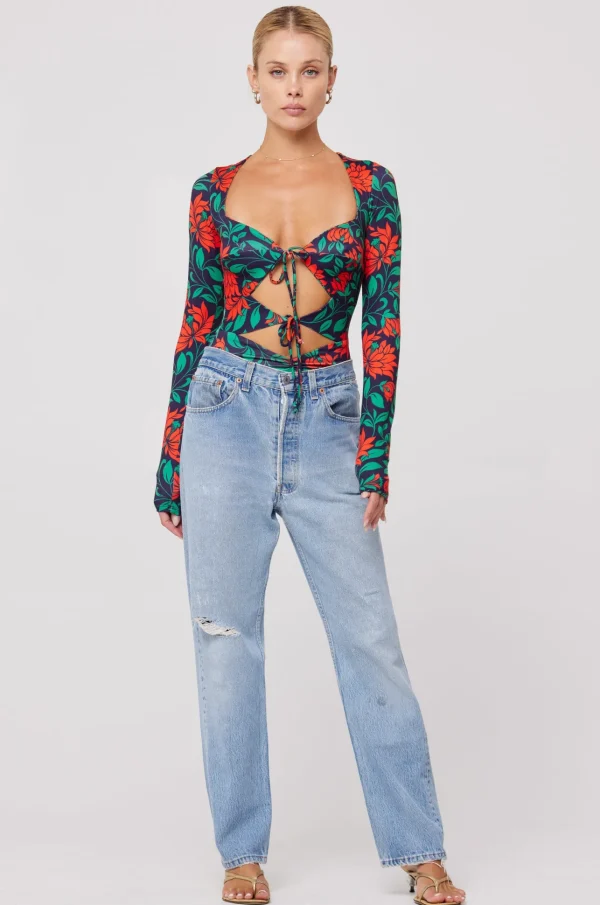 RESA Tops | Presley Bodysuit In Mistletoe