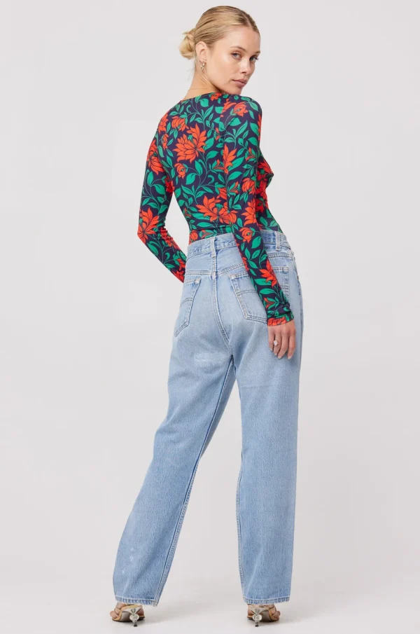 RESA Tops | Presley Bodysuit In Mistletoe