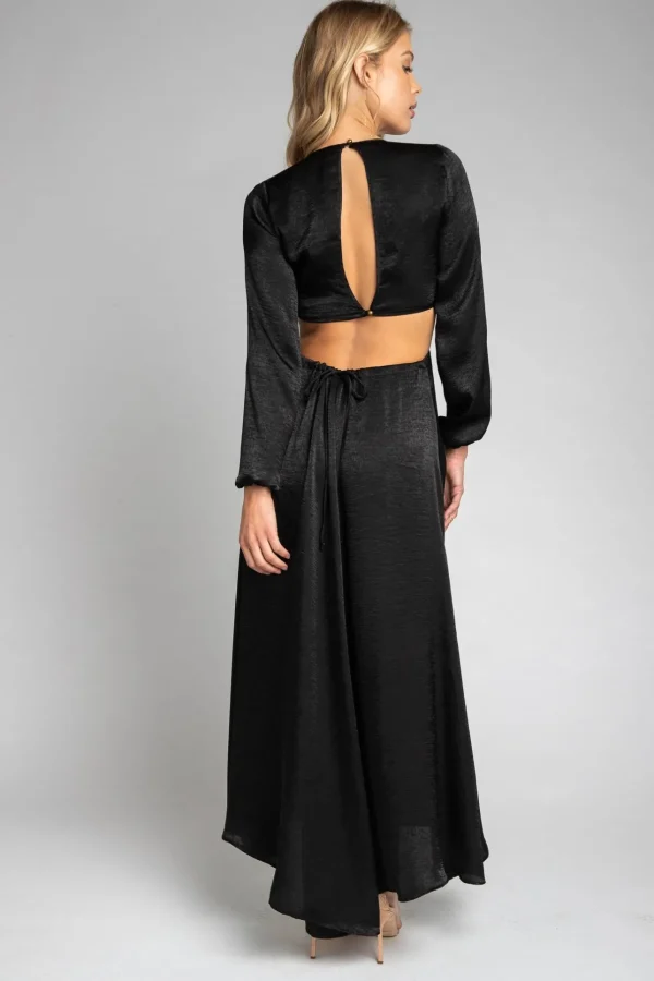 RESA Dresses | Noelle Maxi Dress - Black Maxi Dress With Sleeves