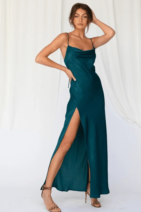 RESA Dresses | River Slip In Emerald