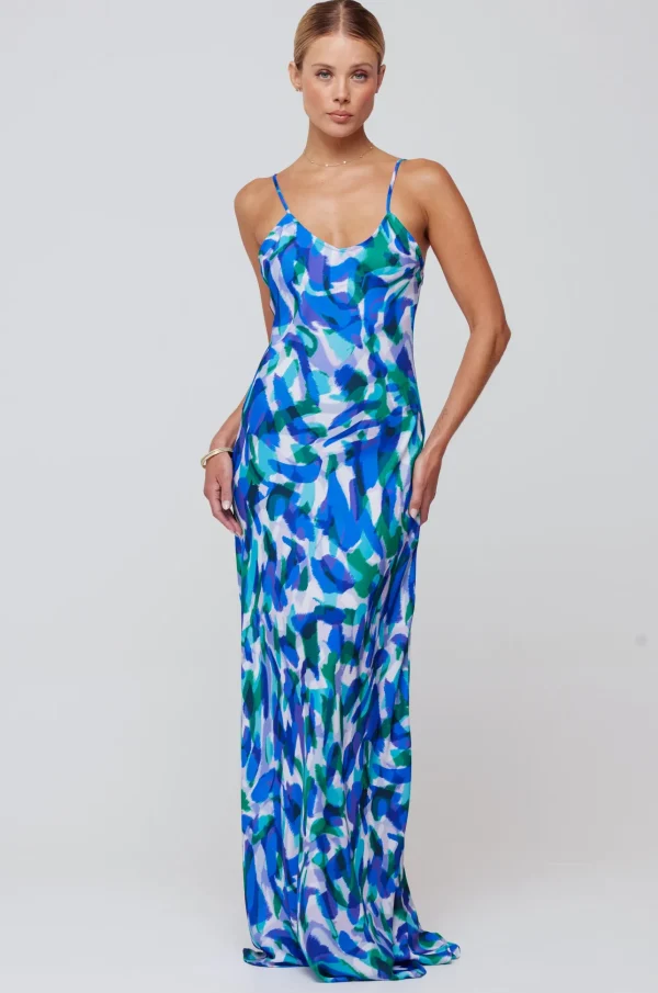 RESA Dresses | Rose Maxi In Aqua