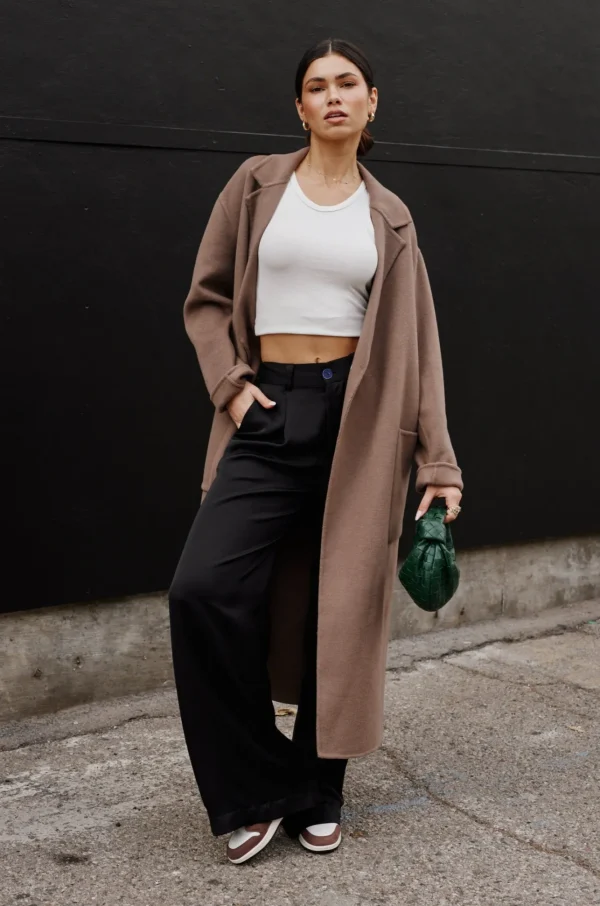 RESA Tops | Ryder Coat In Taupe
