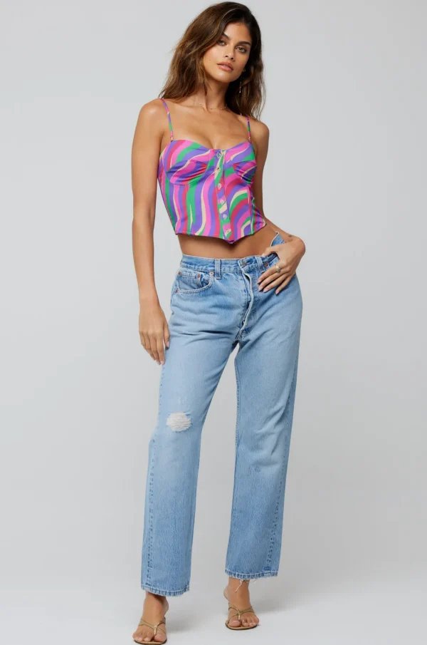 RESA Tops | Sienna Corset In Candy
