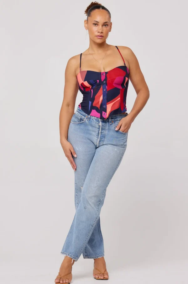 RESA Tops | Sienna Corset In Picasso
